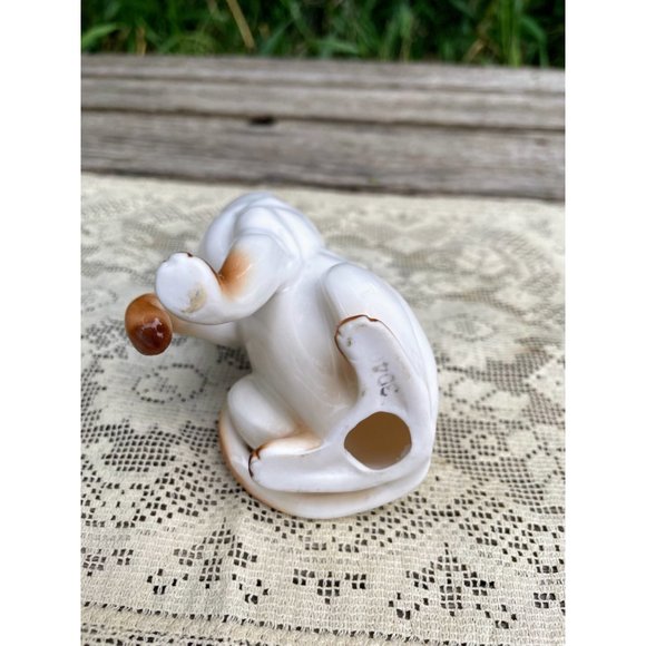 Vintage 1950s Bone China Cat Figurine Orange, white - Picture 3 of 11